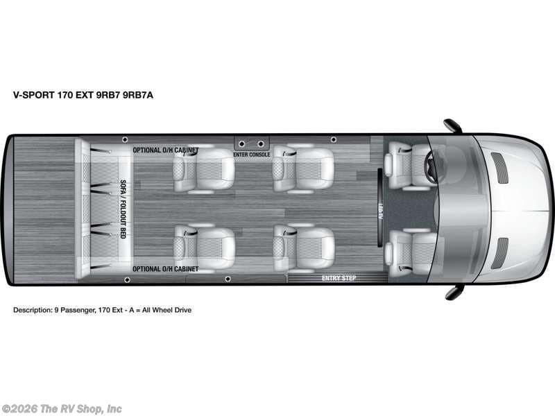 2025 OGV Luxury Coach V-Sport 9RB7 - New Class B For Sale by The RV Shop, Inc in Baton Rouge, Louisiana