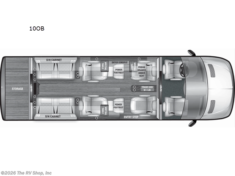 2026 OGV Luxury Coach V-Drive 10OB - New Class B For Sale by The RV Shop, Inc in Baton Rouge, Louisiana