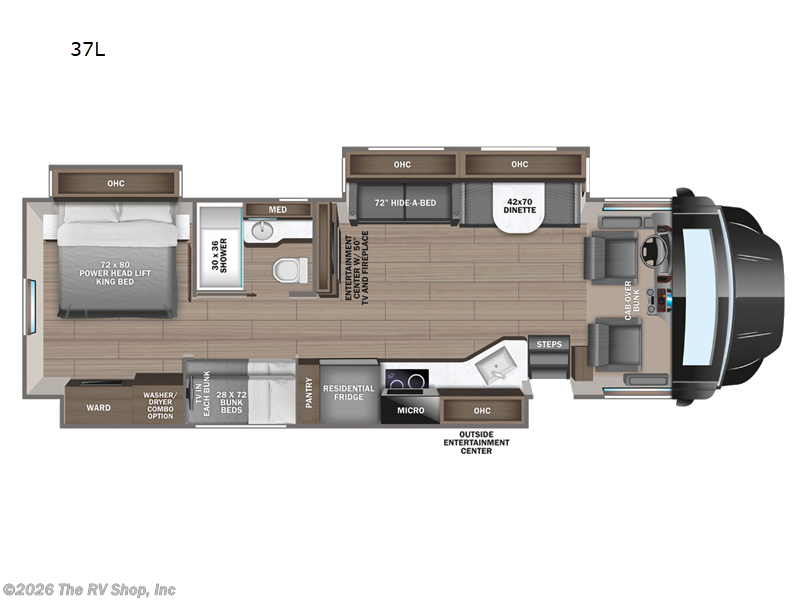 2023 Jayco Seneca Prestige 37L - Used Super C For Sale by The RV Shop, Inc in Baton Rouge, Louisiana features Slideout