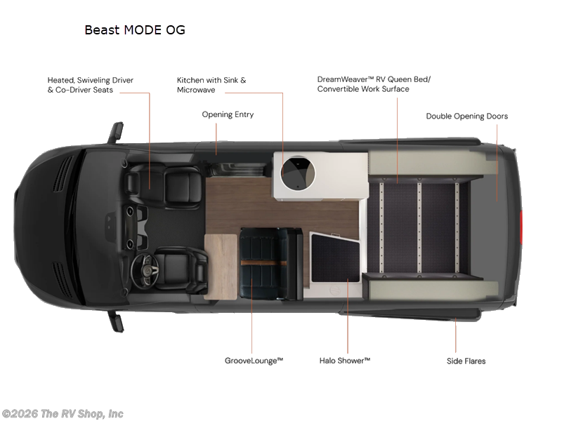 2026 Storyteller Overland Beast MODE Storyteller Overland  OG - New Class B For Sale by The RV Shop, Inc in Baton Rouge, Louisiana