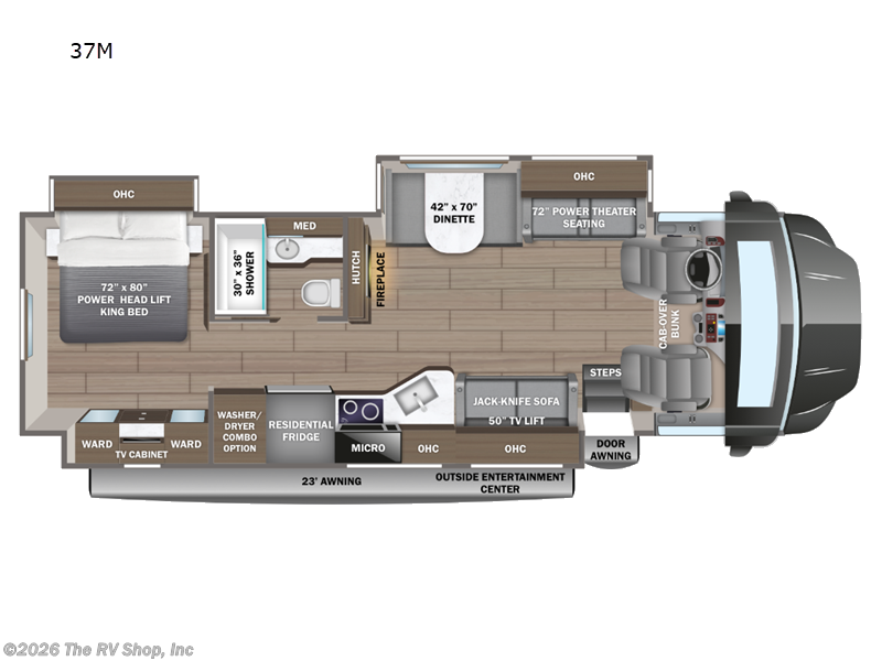 2026 Jayco Seneca 37M - Used Super C For Sale by The RV Shop, Inc in Baton Rouge, Louisiana features Slideout