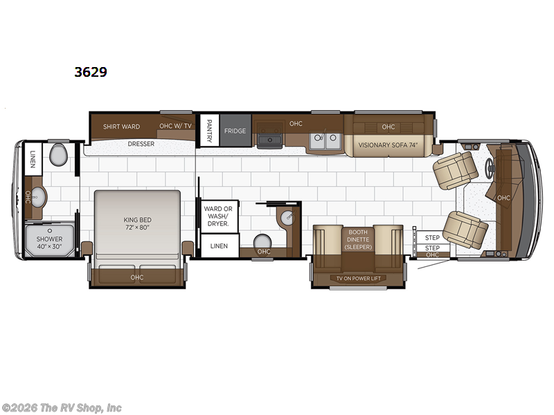 2023 Newmar Bay Star 3629 - Used Class A For Sale by The RV Shop, Inc in Baton Rouge, Louisiana features Slideout