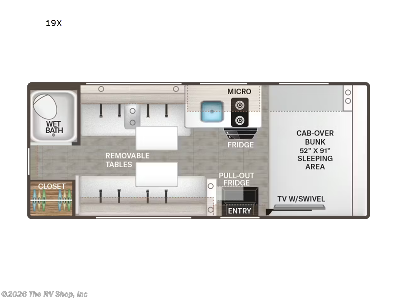 2027 Thor Motor Coach Four Winds 19X - New Class C For Sale by The RV Shop, Inc in Baton Rouge, Louisiana