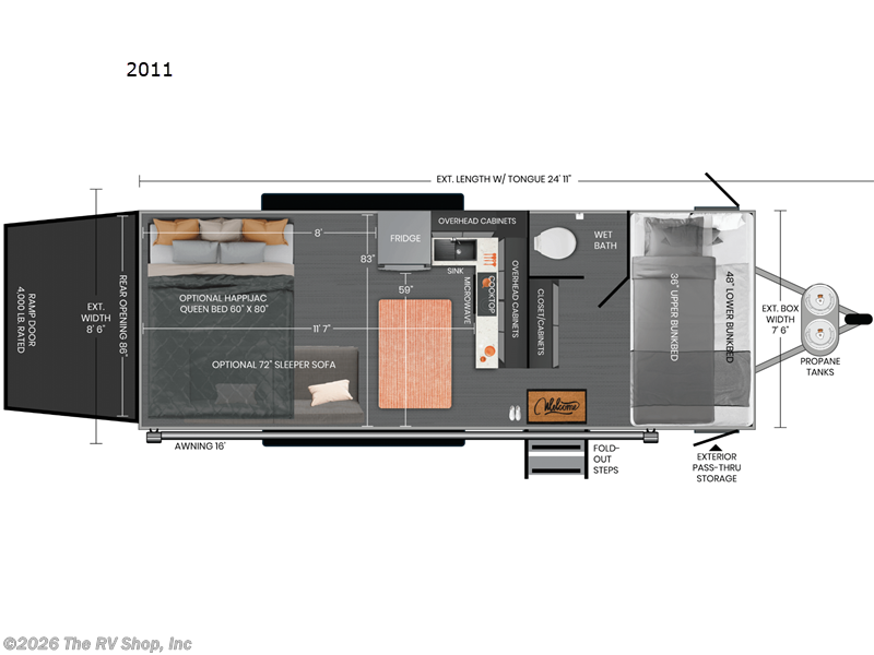 2027 ATC Pla 450 2011 - New Toy Hauler For Sale by The RV Shop, Inc in Baton Rouge, Louisiana