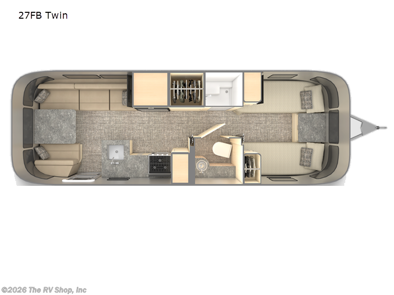 2025 Airstream Flying Cloud 27FB Twin - Used Travel Trailer For Sale by The RV Shop, Inc in Baton Rouge, Louisiana