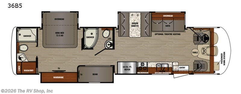 2019 Forest River Georgetown 5 Series 36B5 - Used Class A For Sale by The RV Shop, Inc in Baton Rouge, Louisiana features Slideout