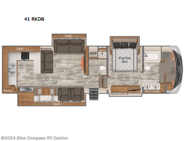 2022 DRV Mobile Suites 41 RKDB - New Fifth Wheel For Sale by ExploreUSA RV Supercenter - CANTON, TX in Wills Point, Texas features Slideout
