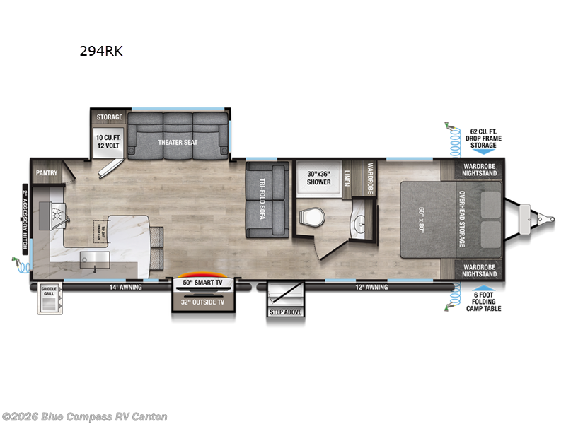 2026 Alliance RV Delta 294RK - New Travel Trailer For Sale by Blue Compass RV Canton in Wills Point, Texas features Slideout