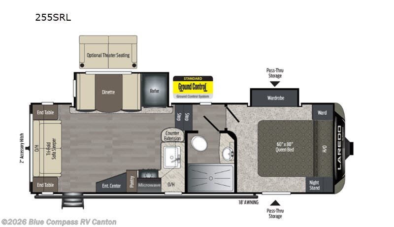 2020 Keystone Laredo Super Lite 255SRL - Used Fifth Wheel For Sale by Blue Compass RV Canton in Wills Point, Texas features Slideout