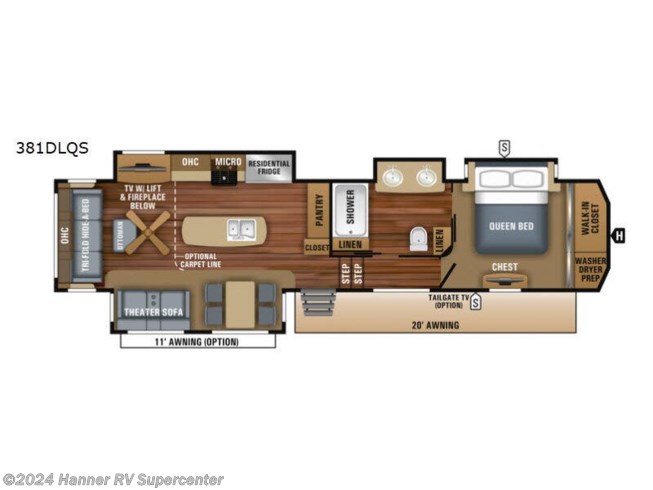 2018 Jayco North Point 381DLQS - Used Fifth Wheel For Sale by Hanner RV Supercenter in Baird, Texas