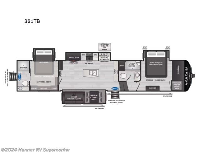 2024 Keystone Montana High Country 381TB - New Fifth Wheel For Sale by Hanner RV Supercenter in Baird, Texas
