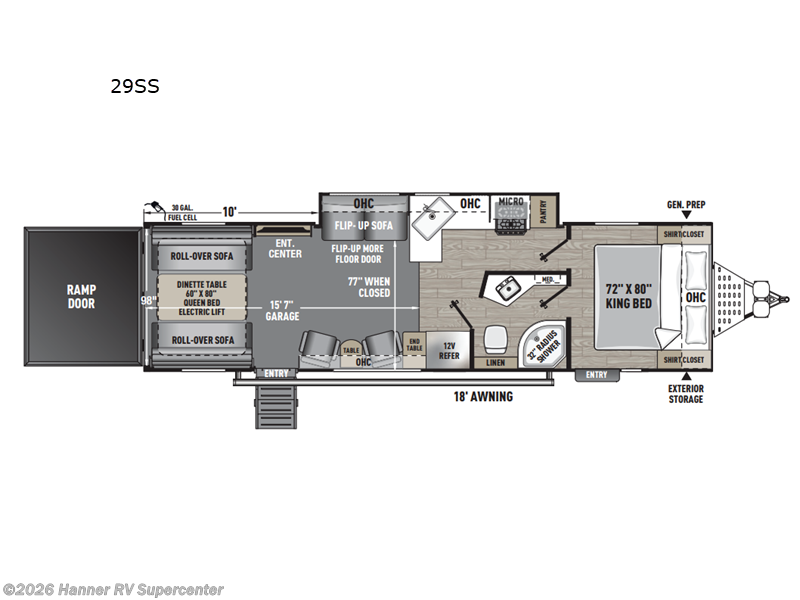 2025 Coachmen Adrenaline 29SS - Used Toy Hauler For Sale by Hanner RV Supercenter in Baird, Texas features Slideout