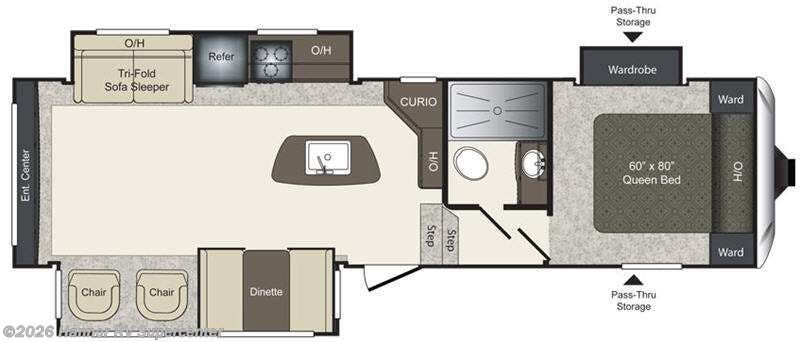 2015 Keystone Laredo Super Lite 297SRE - Used Fifth Wheel For Sale by Hanner RV Supercenter in Baird, Texas features Slideout