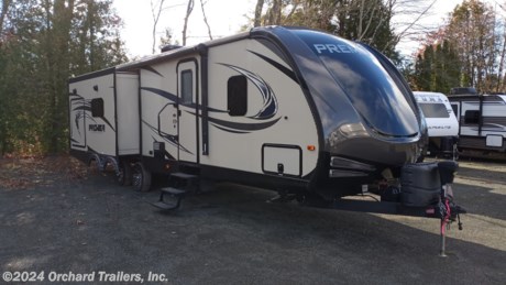 &lt;p&gt;Used 2018 Keystone Bullet Premier 30RIPR travel trailer. Dual opposing slides. Center kitchen island. Outdoor entertainment center/kitchen with TV and refrigerator. Slide toppers. Front queen bed. Tons of interior and exterior storage. Call today for more info!&amp;nbsp;&lt;/p&gt;
