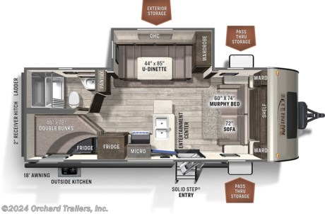 &lt;p&gt;On order! 2022 Rockwood&amp;nbsp;Mini&amp;nbsp;Lite 2509S travel trailer. One of our most popular floor plans! Double bunk beds! Murphy bed. Slide out with u-shaped dinette and extra storage. Outside kitchen! Torsion Axles. Rear hitch. MorRyde&amp;nbsp;entry&amp;nbsp;steps. Rear ladder. Call today for more info!&lt;/p&gt;