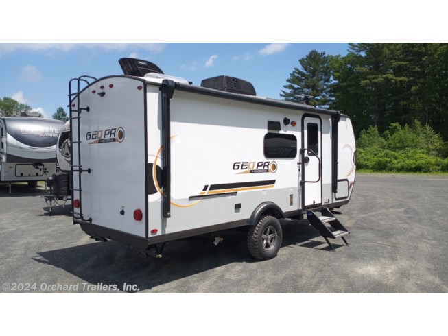 2022 Forest River Rockwood Geo Pro G20BHS - New Travel Trailer For Sale by Orchard Trailers, Inc. in Whately, Massachusetts features Exterior Speakers, Booth Dinette, Toilet, Spare Tire Kit, Microwave