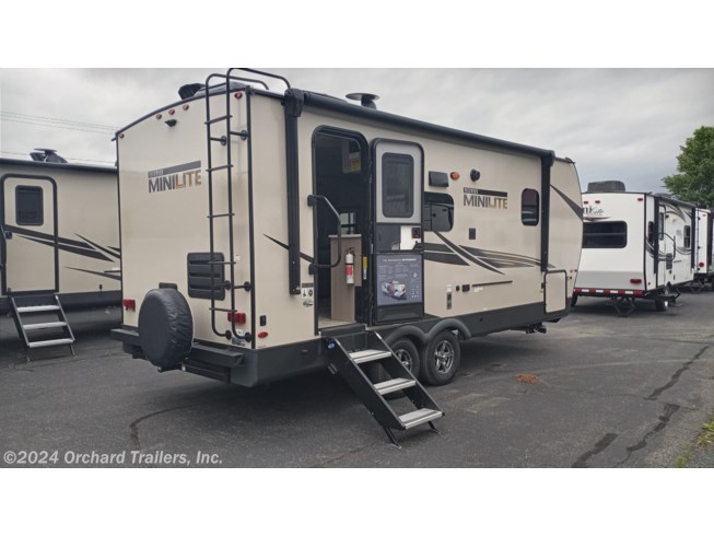 2022 Forest River Rockwood Mini Lite 2205S - New Travel Trailer For Sale by Orchard Trailers, Inc. in Whately, Massachusetts features Skylight, Spare Tire Kit, LP Detector, Exterior Grill, Fireplace