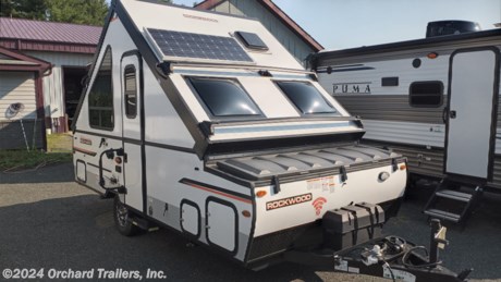 &lt;p&gt;&lt;strong&gt;LEFTOVER!&lt;/strong&gt;&lt;/p&gt;
&lt;p&gt;Brand New 2022 Rockwood Hard Side A122S hard sided pop-up. Easy folding, lightweight pop-up without canvas! Air conditioning and heat pump. 12v refrigerator. Roof mounted solar. MaxxAir Fan. Roof racks. Large front storage compartment and lots of storage beneath rear bed. Water heater. Call today for more info!&lt;/p&gt;