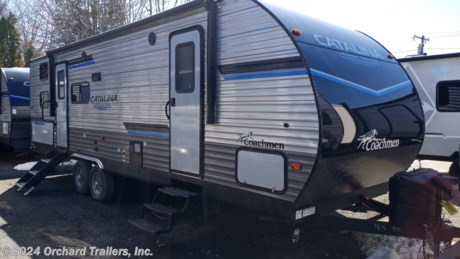 &lt;p&gt;New 2023 Coachmen Catalina Legacy Edition 263BHSCKLE. Double wide corner bunks! U-shaped dinette. 12v refrigerator. Outside kitchen with griddle. Multi-colored awning lights with remote. Spacious bathroom. Front bedroom with huge wardrobe closet. Additional photos coming soon. Call today for more info!&lt;/p&gt;
