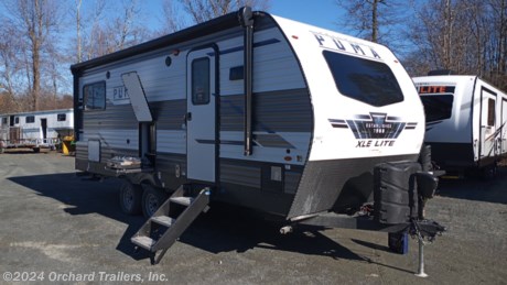 &lt;p&gt;2023 Palomino Puma XLE Lite 22FKC travel trailer. Front kitchen floor plan with rear private bedroom and slide out. Folding couch with center arm rest. Great kitchen storage and counter space! Large 12v 11cuft refrigerator. Under bed storage. Call today for more information!&lt;/p&gt;
