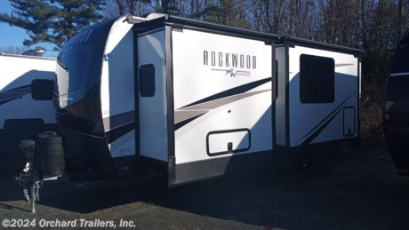 &lt;p&gt;&lt;strong&gt;&amp;nbsp;New Floor Plan for 2024!&lt;/strong&gt;&lt;/p&gt;
&lt;p&gt;2024 Forest River Rockwood Signature 8265KBS travel trailer. New floor plan for 2024! Featuring front master bedroom with bed slide, lots of front wardrobe space, living room with theater seating, bar with 2 chairs, 12v refrigerator, roof-mounted solar, 1800-watt inverter, smart TV, residential shower with glass sliding doors, and more! Dexter torsion axles, Goodyear tires, and tire pressure monitoring included! Mor-Ryde entry steps. Automatic leveling! Dual air conditioners. Slide toppers. Bedroom TV. Call today for more info!&lt;/p&gt;