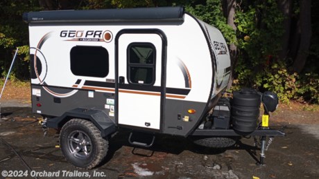 &lt;p&gt;Freshly Updated For 2024!&lt;/p&gt;
&lt;p&gt;2024 Rockwood Geo Pro G12S. Great compact camping trailer! Rear outside kitchen features large 20 gallon fresh water tank, durable metal cabinetry, fold-out table, 12v refrigerator, and convection microwave. Built in air conditioning, propane furnace, dual propane tanks, dual battery box, roof mounted solar panel, 1000 watt inverter, guacho bed, Thule awning, power jack, upgraded stabilizer jacks, built in parking brakes, and more! Don&#39;t miss this opportunity! Call today!&lt;/p&gt;