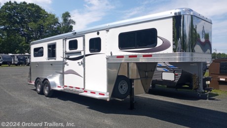 &lt;p&gt;2024 Adam Pro-Classic 2+1 gooseneck with dressing room. All aluminum, commercial-duty construction. 2-horse straight load rear stalls behind a 7ft box stall.&amp;nbsp; 4ft Dressing Room. Easy lift rear and side ramps. Dexter Torflex axles. Head divider. Screen door into dressing room. Drop feed windows. Spacious gooseneck area for storage. Saddle racks. Pass-through door from dressing room to box stall. Call today for additional info!&lt;/p&gt;