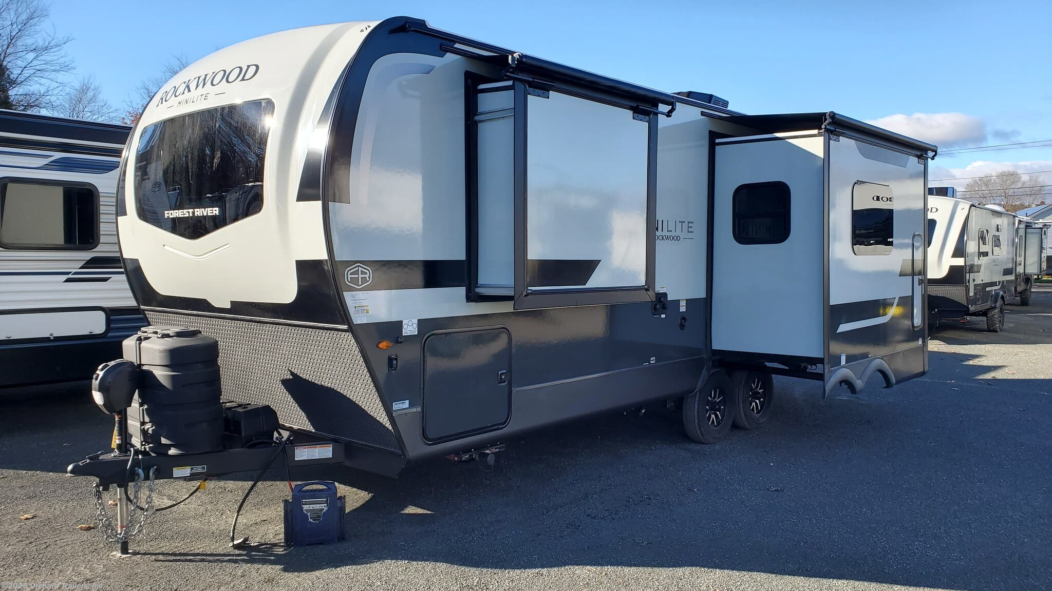 2026 Forest River Rockwood Mini Lite 2515S - New Travel Trailer For Sale by Orchard Trailers, Inc. in Whately, Massachusetts features Microwave, Refrigerator, Shower, Kitchen Sink, Power Awning