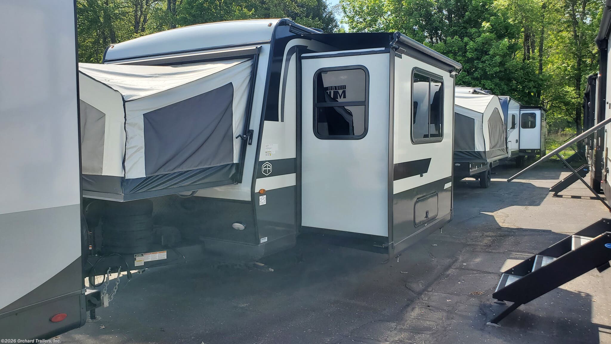 2026 Forest River Rockwood Roo 233S - New Expandable Trailer For Sale by Orchard Trailers, Inc. in Whately, Massachusetts features Backup Camera, Water Heater, Hitch, Enclosed Underbelly, Furnace