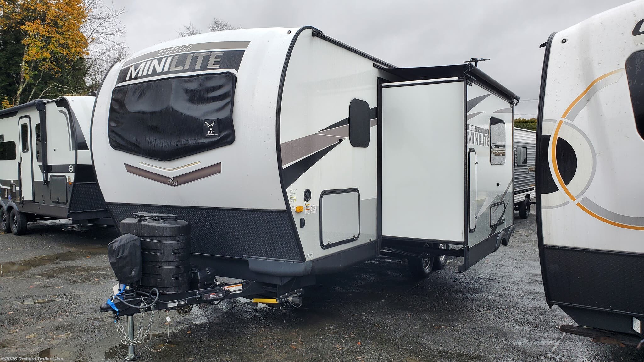 2023 Forest River Rockwood Mini Lite 2509S - Used Travel Trailer For Sale by Orchard Trailers, Inc. in Whately, Massachusetts features Kitchen Sink, Slam Latch Baggage Doors, Backup Camera, Griddle, Microwave