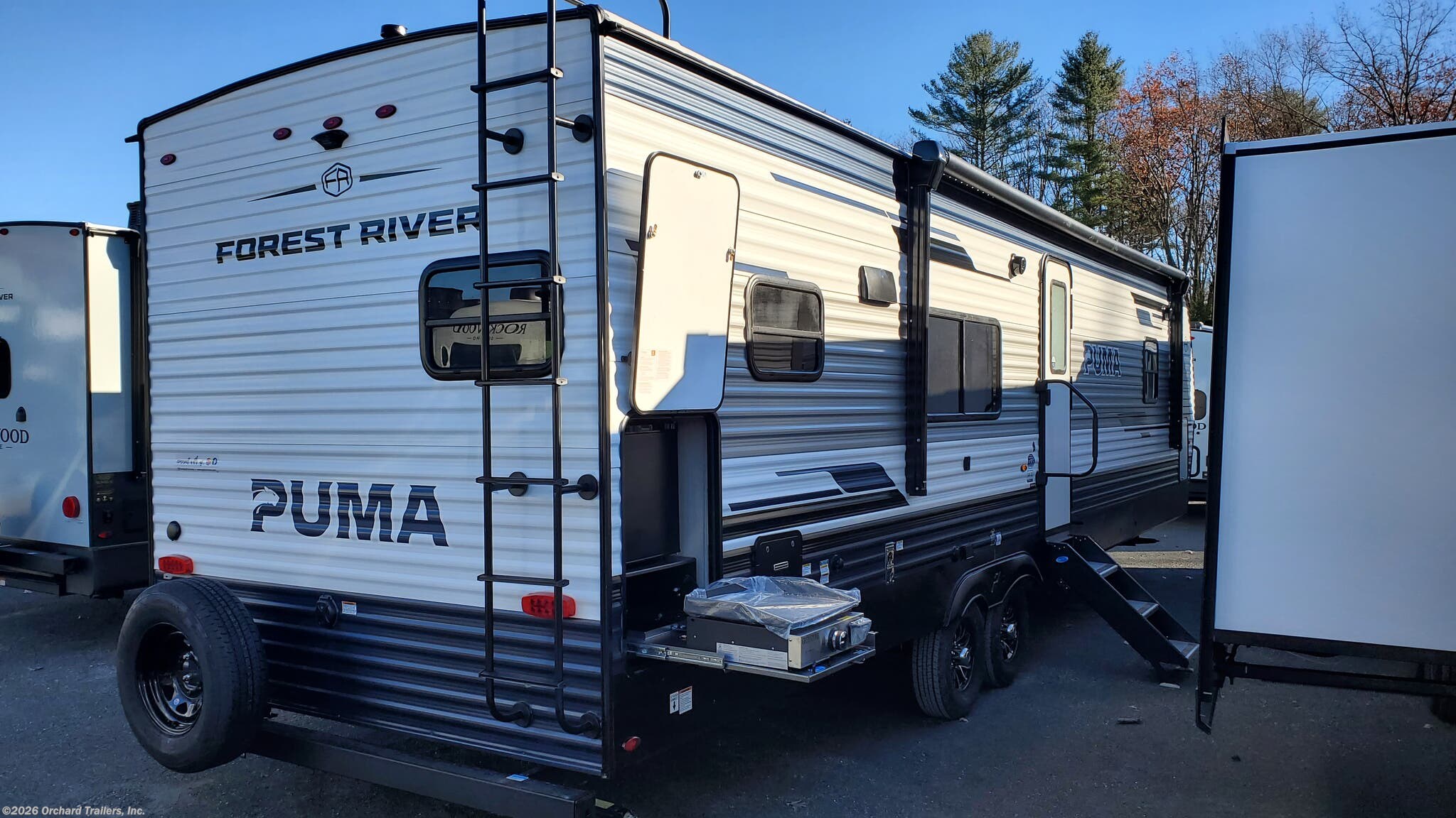2026 Palomino Puma 30RKQS - New Travel Trailer For Sale by Orchard Trailers, Inc. in Whately, Massachusetts features Bluetooth Stereo, Water Heater, Solar Prep, Microwave, TV Antenna