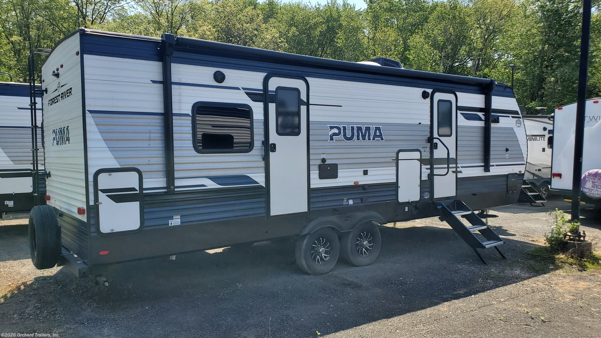 2026 Palomino Puma 26FKDS - New Travel Trailer For Sale by Orchard Trailers, Inc. in Whately, Massachusetts features Air Conditioning, Oven, Power Roof Vent, LP Detector, Queen Bed