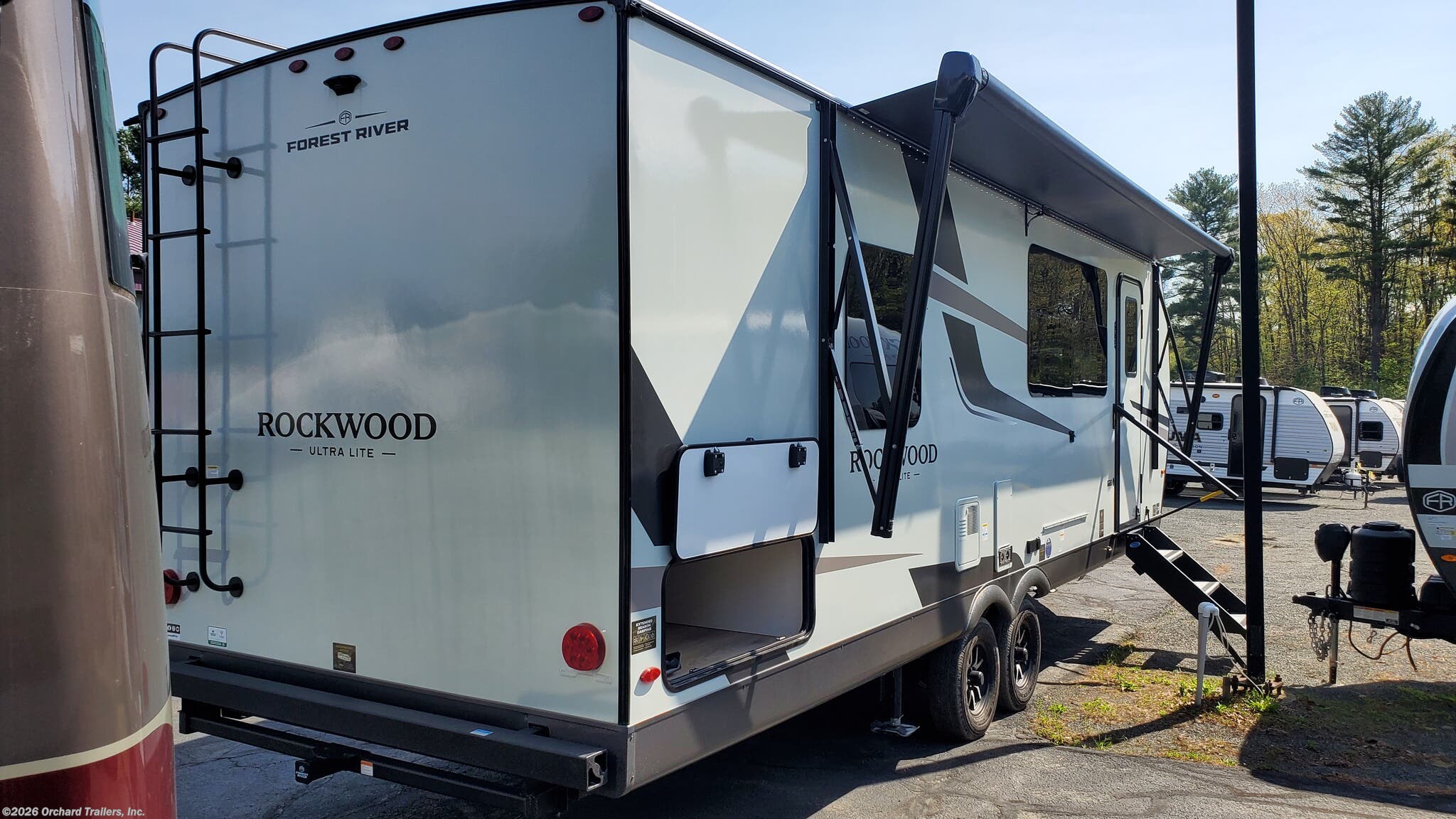 2026 Forest River Rockwood Ultra Lite 301FKT - New Travel Trailer For Sale by Orchard Trailers, Inc. in Whately, Massachusetts features Shower, Solar Prep, Refrigerator, Slam Latch Baggage Doors, Enclosed Underbelly