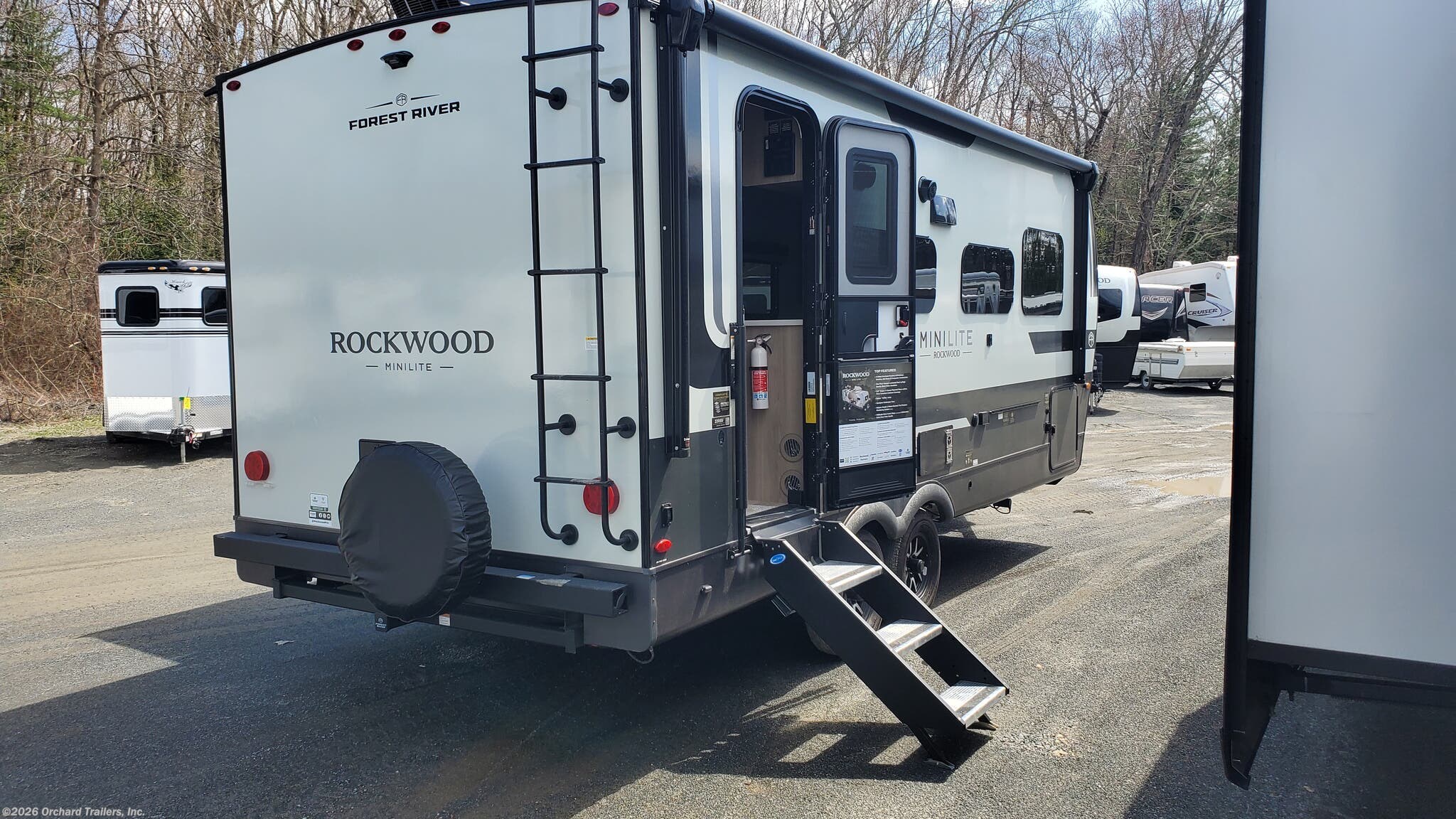 2026 Forest River Rockwood Mini Lite 2205S - New Travel Trailer For Sale by Orchard Trailers, Inc. in Whately, Massachusetts features Microwave, Inverter, Griddle, TV, Shower