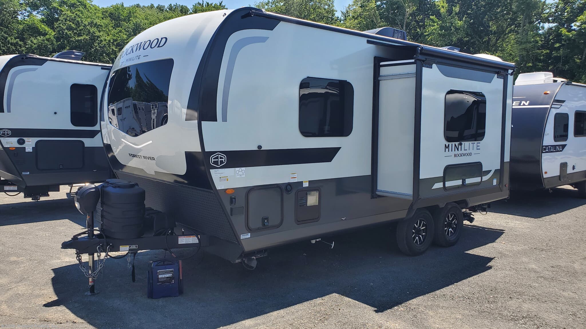 2027 Forest River Rockwood Mini Lite 2109S - New Travel Trailer For Sale by Orchard Trailers, Inc. in Whately, Massachusetts features Enclosed Underbelly, Inverter, Ladder, Refrigerator, Microwave