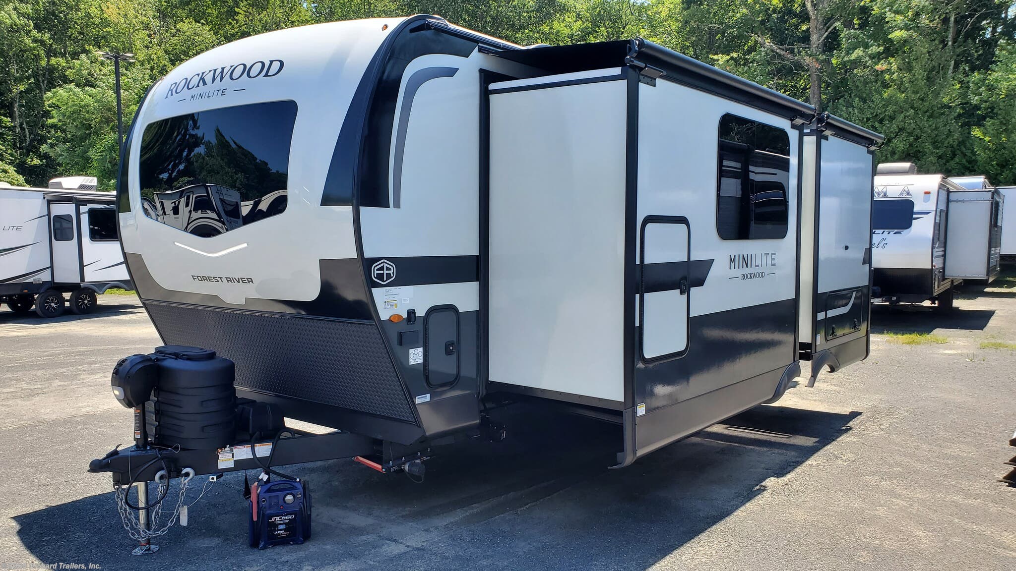 2027 Forest River Rockwood Mini Lite 2523MBR - New Travel Trailer For Sale by Orchard Trailers, Inc. in Whately, Massachusetts features Inverter, Shower, Microwave, Backup Camera, Black Tank Flush