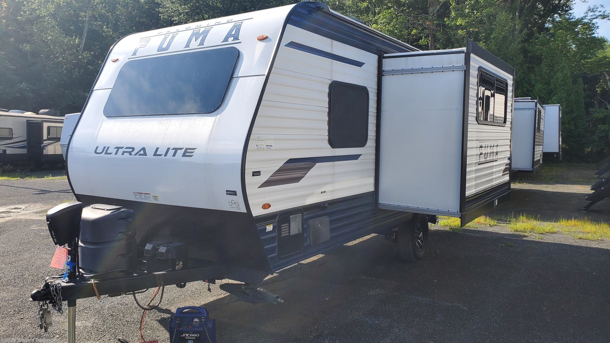 2024 Palomino Puma Ultra Lite 16DSX - Used Travel Trailer For Sale by Orchard Trailers, Inc. in Whately, Massachusetts features Solar Prep, TV Antenna, Microwave, Exterior Speakers, Converter