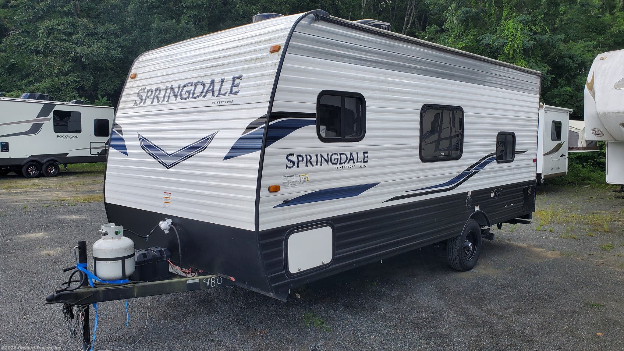 2022 Keystone Springdale Mini 1800BH - Used Travel Trailer For Sale by Orchard Trailers, Inc. in Whately, Massachusetts