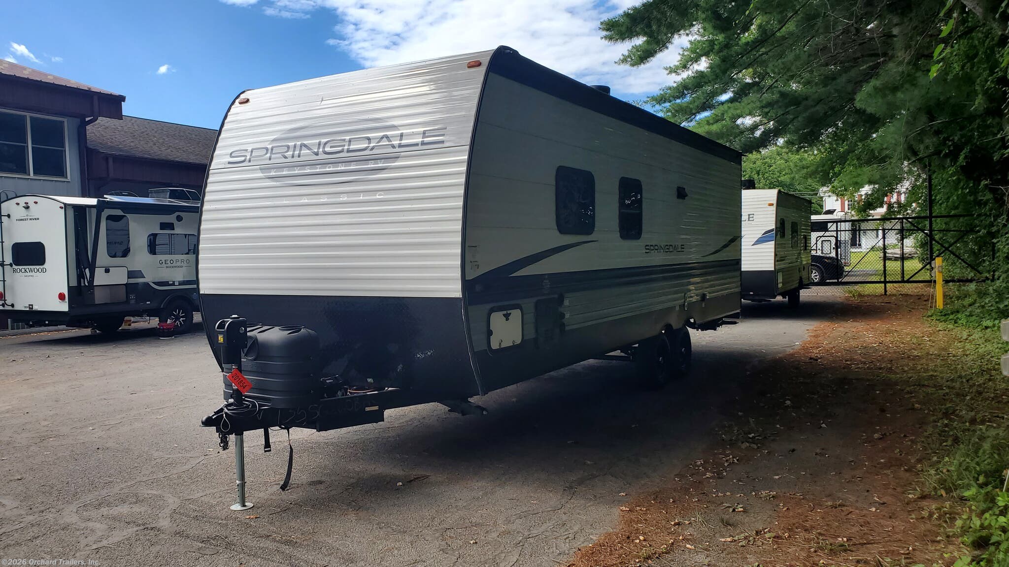 2025 Keystone Springdale Classic 260BHC - Used Travel Trailer For Sale by Orchard Trailers, Inc. in Whately, Massachusetts features Furnace, Fire Extinguisher, TV, Queen Bed, Backup Camera