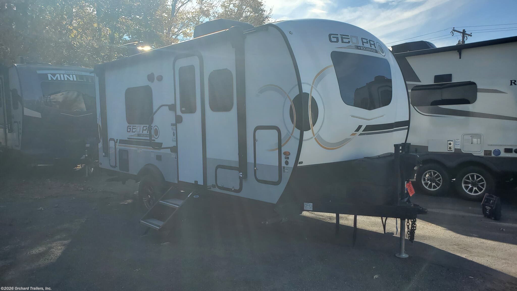 2022 Forest River Rockwood Geo Pro 19FD - Used Travel Trailer For Sale by Orchard Trailers, Inc. in Whately, Massachusetts features Solar Panels, Solar Panel, Inverter, Solar Prep
