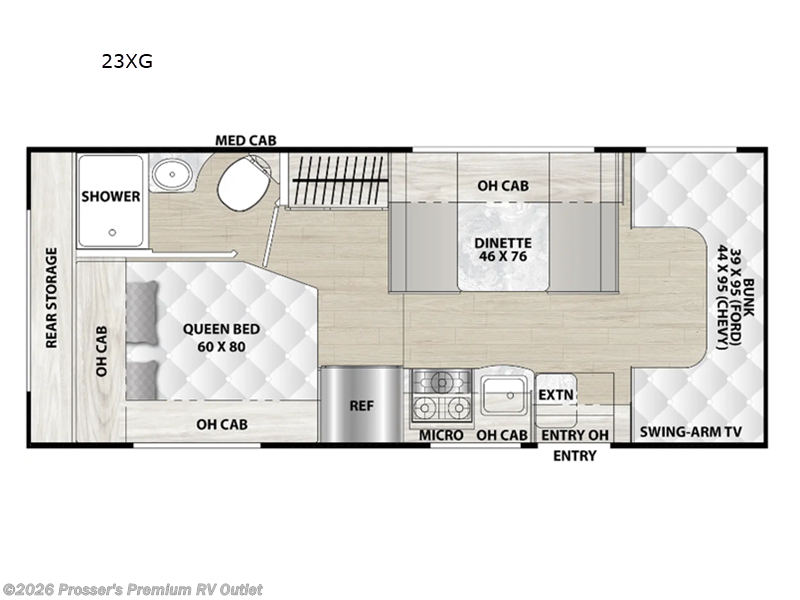 2026 Coachmen Cross Trail XL 23XG Ford E-350 - New Class C For Sale by Prosser's Premium RV Outlet in Sturtevant, Wisconsin