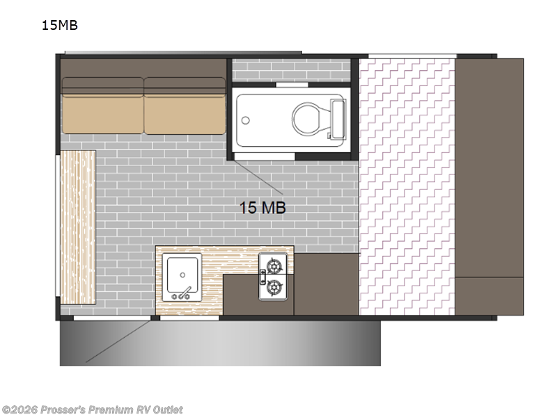 2026 Sunset Park RV Sun Lite 15MB - New Travel Trailer For Sale by Prosser's Premium RV Outlet in Sturtevant, Wisconsin