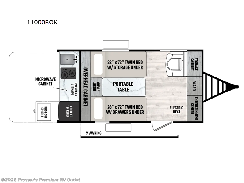 2026 Coachmen Clipper ROK 11000ROK - New Travel Trailer For Sale by Prosser's Premium RV Outlet in Sturtevant, Wisconsin