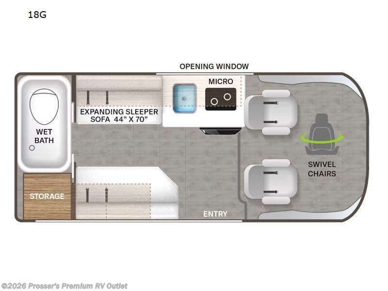 2024 Thor RIZE 18G - Used Class B For Sale by Prosser's Premium RV Outlet in Sturtevant, Wisconsin