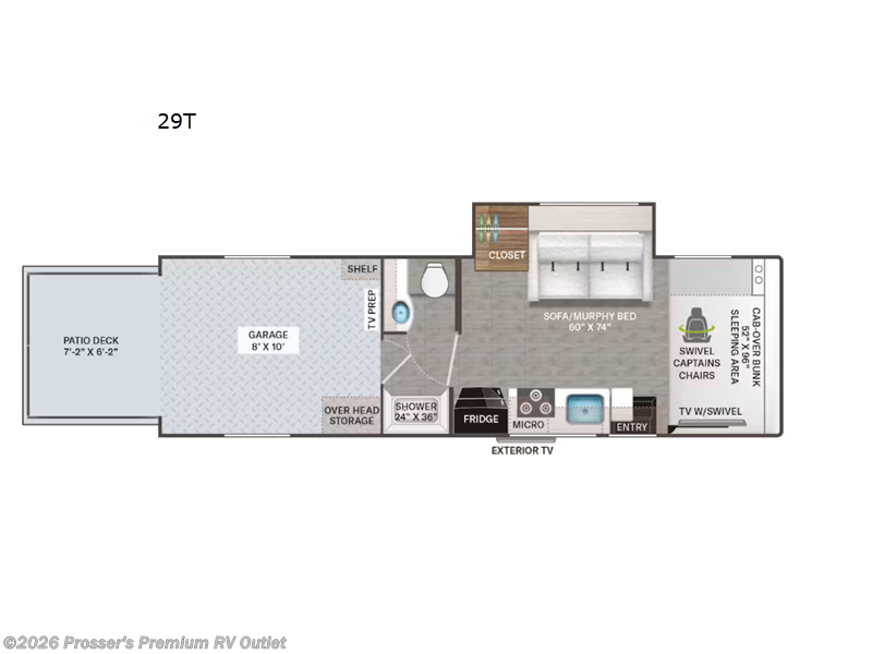 2026 Thor OUTLAW 29T - New Class C For Sale by Prosser's Premium RV Outlet in Sturtevant, Wisconsin