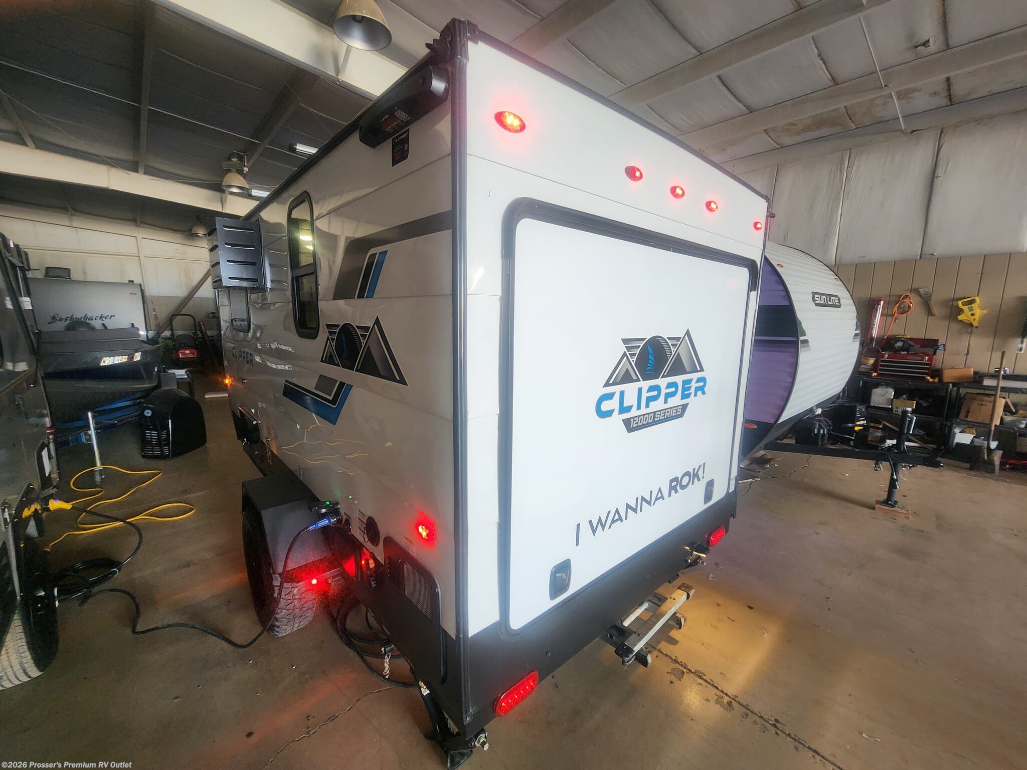 2026 Coachmen Clipper 12000ROK - New Travel Trailer For Sale by Prosser's Premium RV Outlet in Sturtevant, Wisconsin features Microwave, Stove Top Burner, Refrigerator, Solar Panels, Air Conditioning