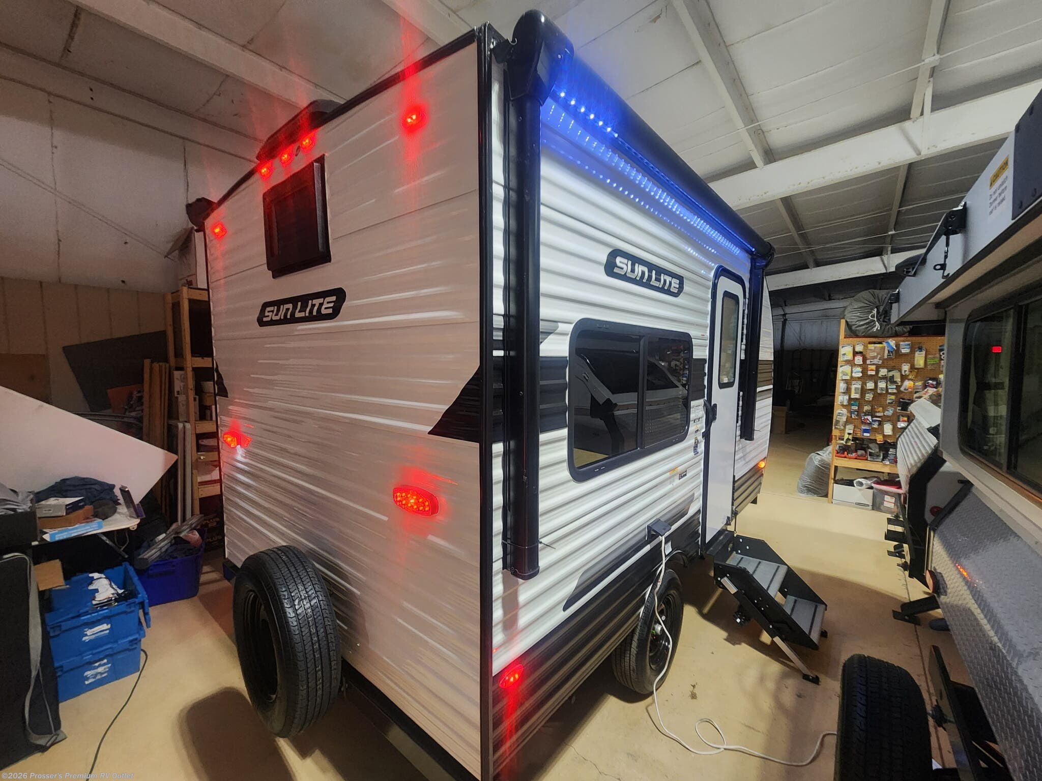 2026 Sunset Park RV Sun Lite LTD 13BD - New Travel Trailer For Sale by Prosser's Premium RV Outlet in Sturtevant, Wisconsin features Roof Vent, Microwave, Roof Vents, Furnace, Solar Panel