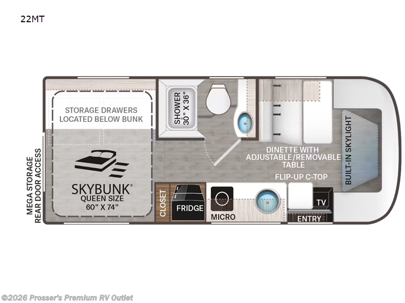 2026 Gemini 22MT by Thor Motor Coach from Prosser's Premium RV Outlet in Sturtevant, Wisconsin