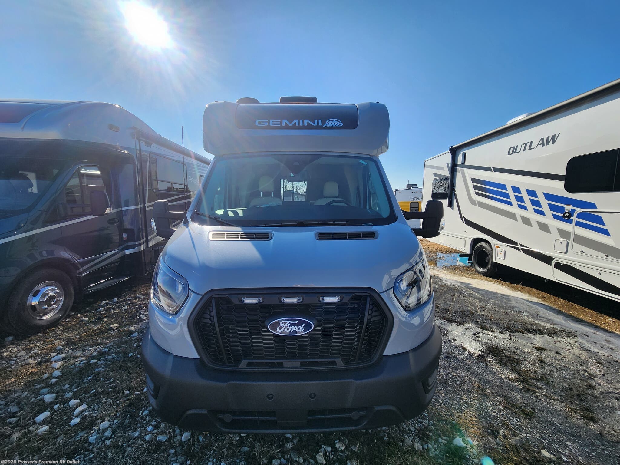 2026 Thor Motor Coach Gemini 22MT - New Class C For Sale by Prosser's Premium RV Outlet in Sturtevant, Wisconsin features Auxiliary Battery, Self Contained, Toilet, Solar Panels, LP Detector