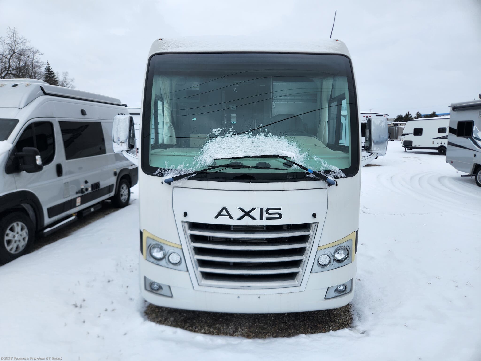 2024 Thor Motor Coach Axis 24.4 - New Class A For Sale by Prosser's Premium RV Outlet in Sturtevant, Wisconsin features Roof Vents, Fire Extinguisher, TV, Generator, Refrigerator